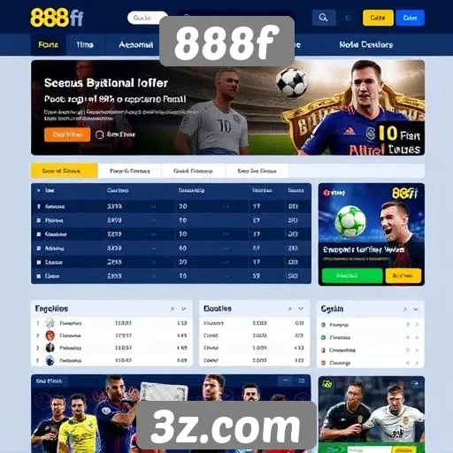 Interface e usabilidade da plataforma 888f