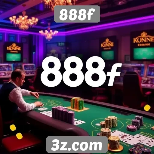 Plataforma 888f oferece jogos de cassino ao vivo